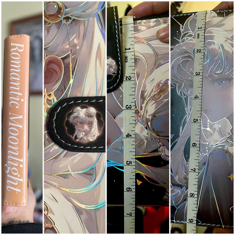 NEW Goth Anime PU Leather Binder Waifu Sailor Moon Goth Punk A5 Journal Notebook
